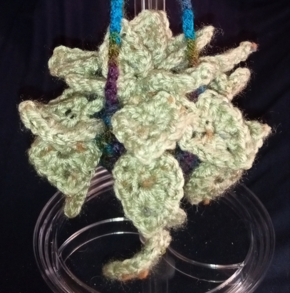 Mini Wisteria Crochet Hanging Plant (Scented)